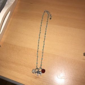 3 charm lucky brand necklace